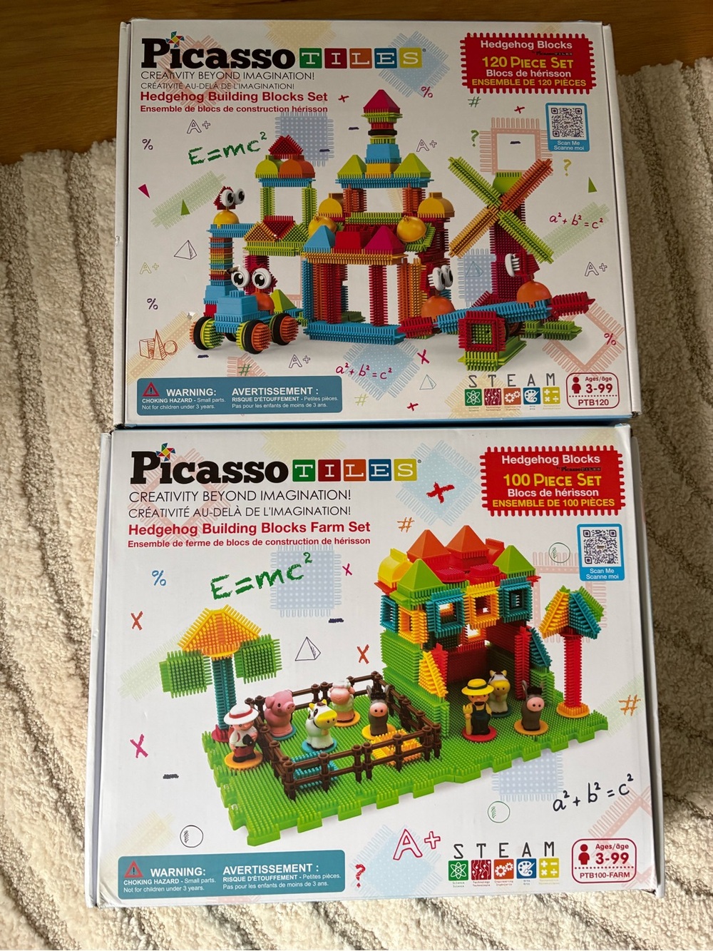 Hedgehog Building Blocks Set - Multicolor Creative Play